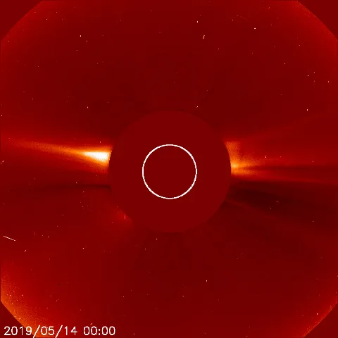 Image of solar wind