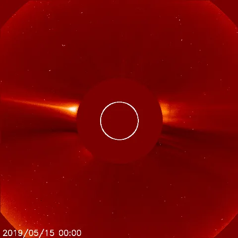 Image of solar wind