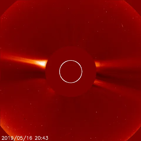 Image of solar wind