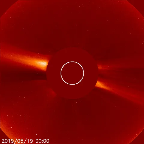 Image of solar wind