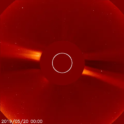 Image of solar wind