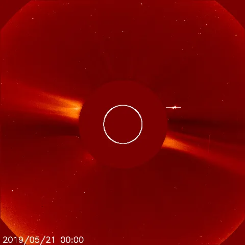 Image of solar wind