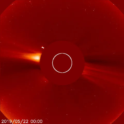 Image of solar wind