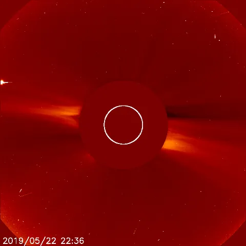 Image of solar wind