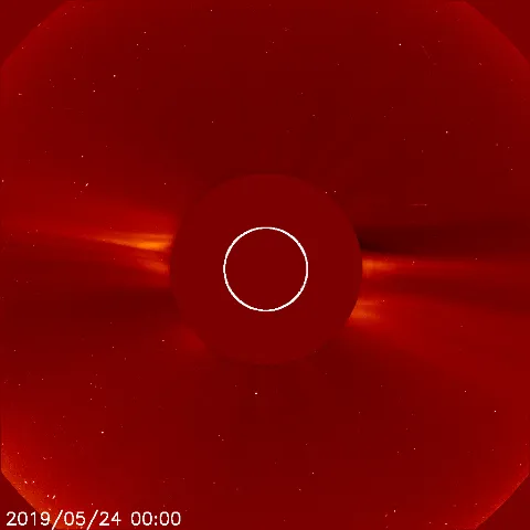 Image of solar wind