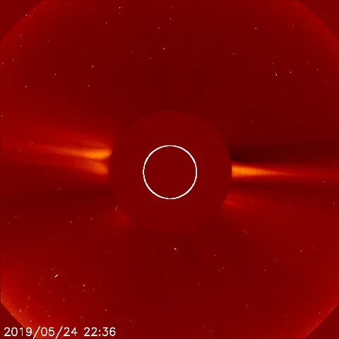 Image of solar wind