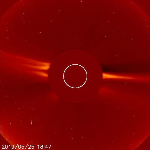 Image of solar wind