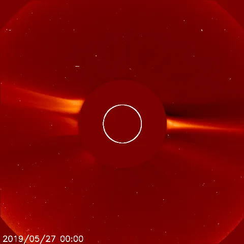 Image of solar wind