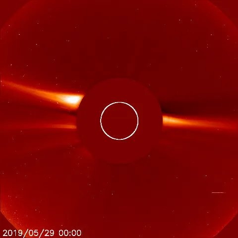 Image of solar wind