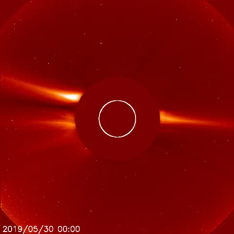 Image of solar wind