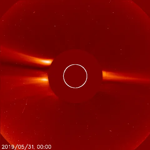 Image of solar wind