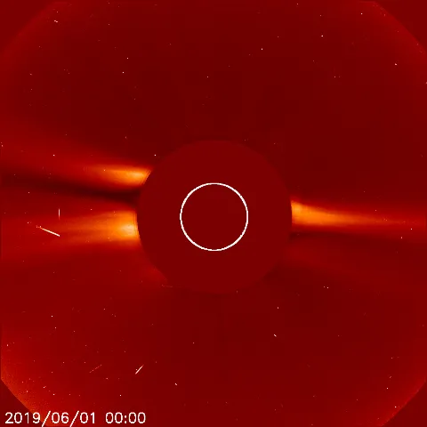 Image of solar wind