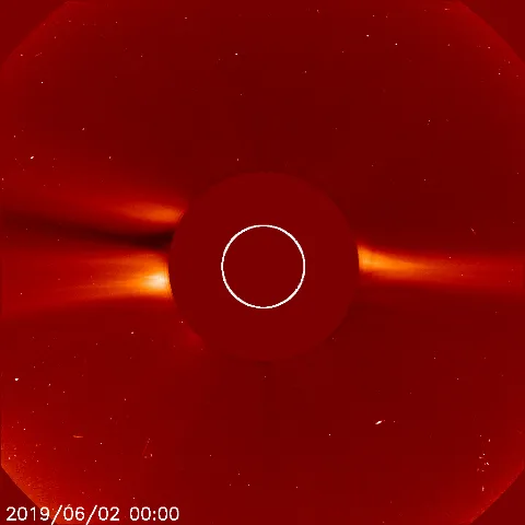 Image of solar wind