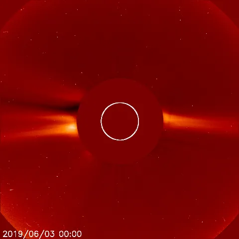 Image of solar wind