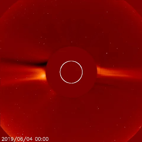 Image of solar wind