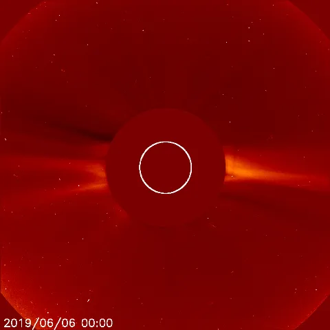 Image of solar wind