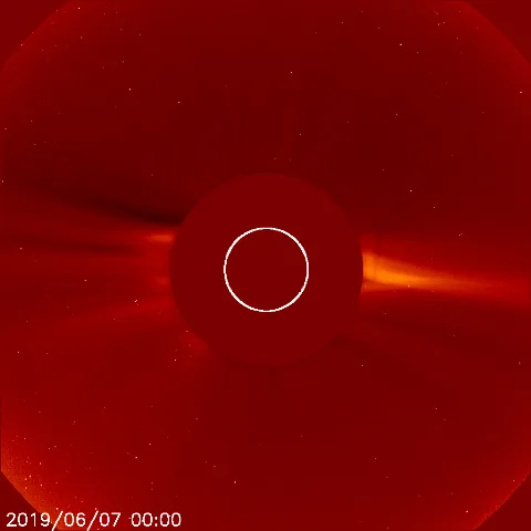 Image of solar wind