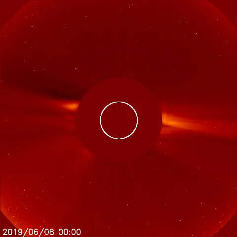 Image of solar wind