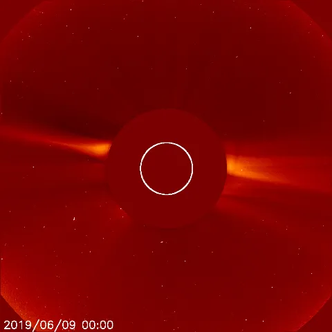 Image of solar wind