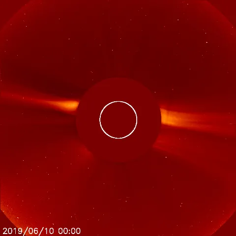 Image of solar wind