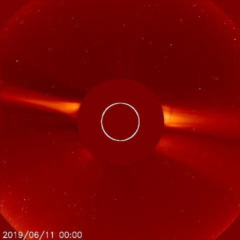 Image of solar wind