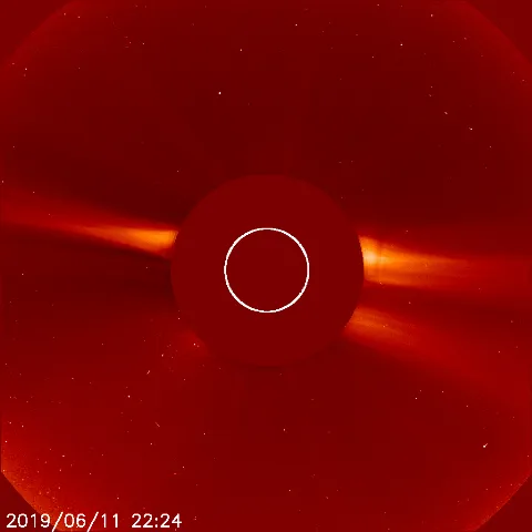 Image of solar wind