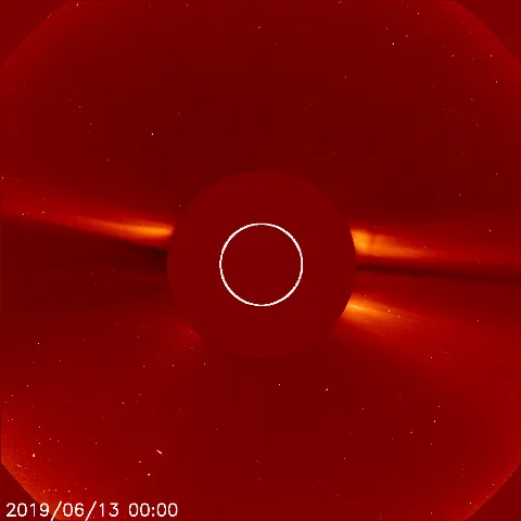 Image of solar wind