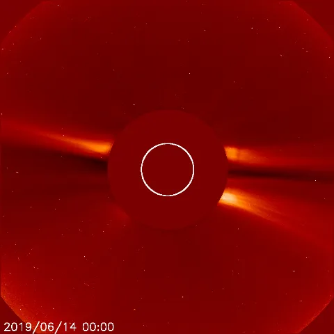 Image of solar wind