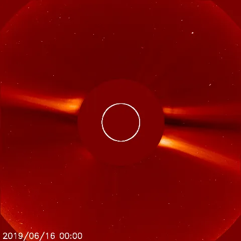 Image of solar wind