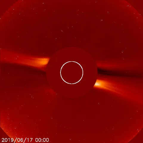 Image of solar wind