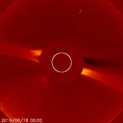 Image of solar wind