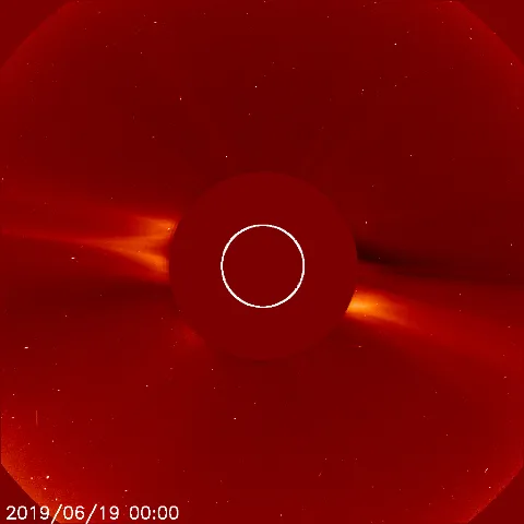 Image of solar wind