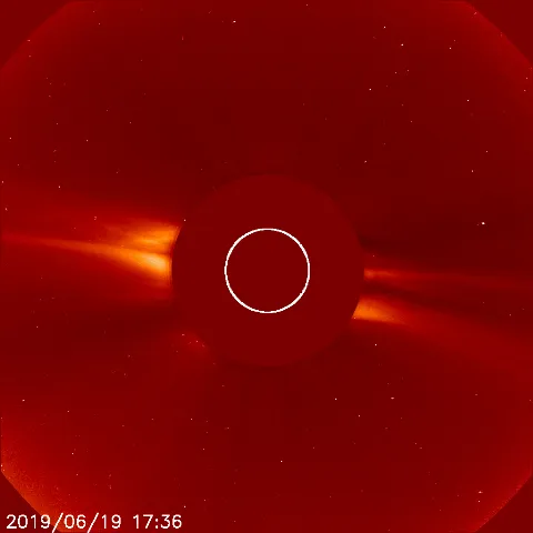 Image of solar wind