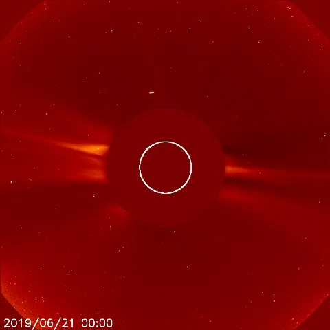 Image of solar wind