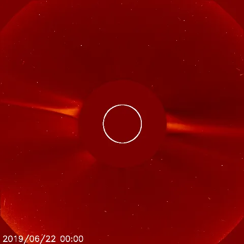 Image of solar wind