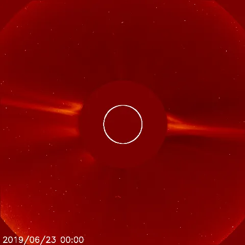 Image of solar wind