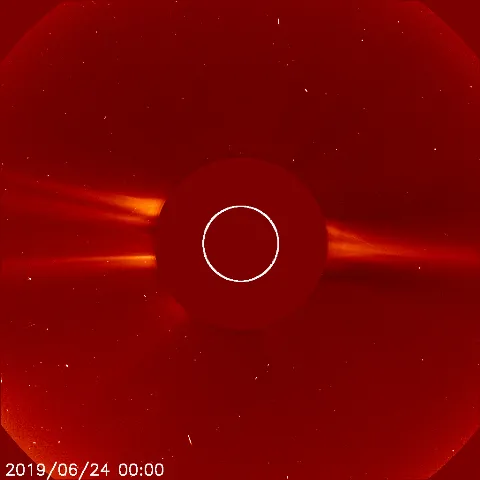 Image of solar wind