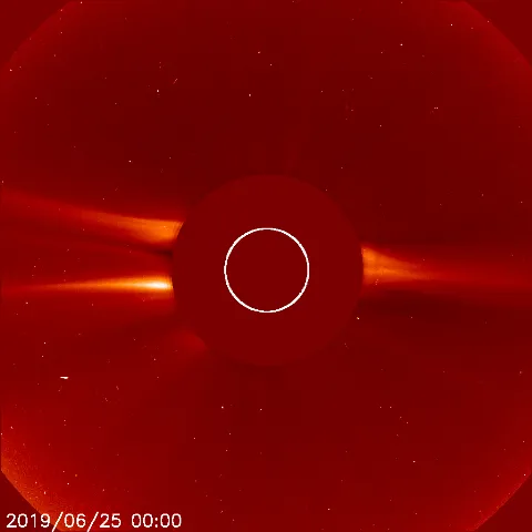 Image of solar wind