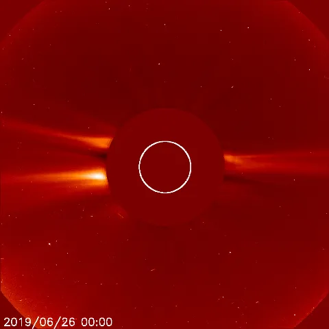 Image of solar wind