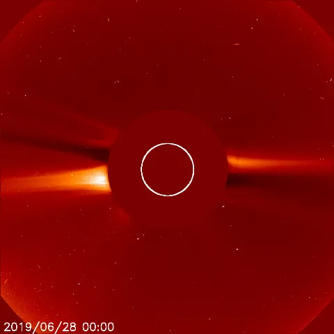 Image of solar wind