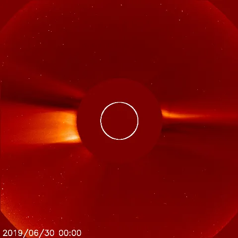 Image of solar wind