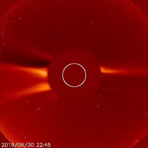 Image of solar wind