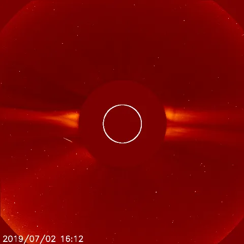 Image of solar wind