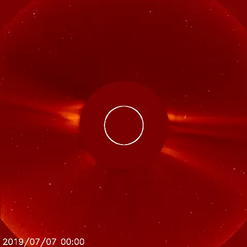 Image of solar wind