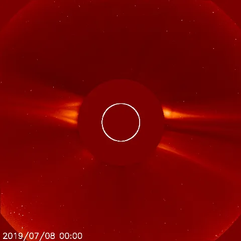 Image of solar wind