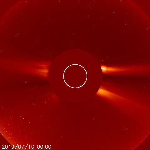 Image of solar wind