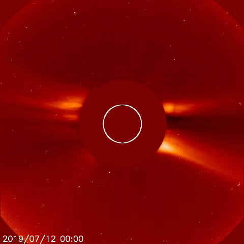 Image of solar wind