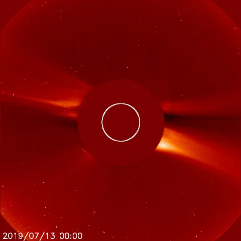 Image of solar wind