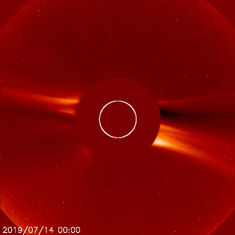 Image of solar wind