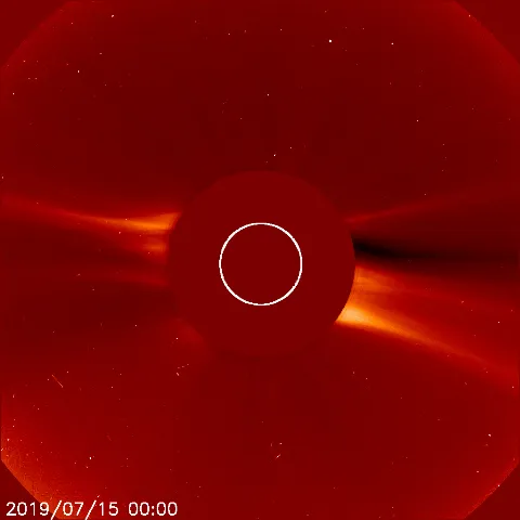 Image of solar wind